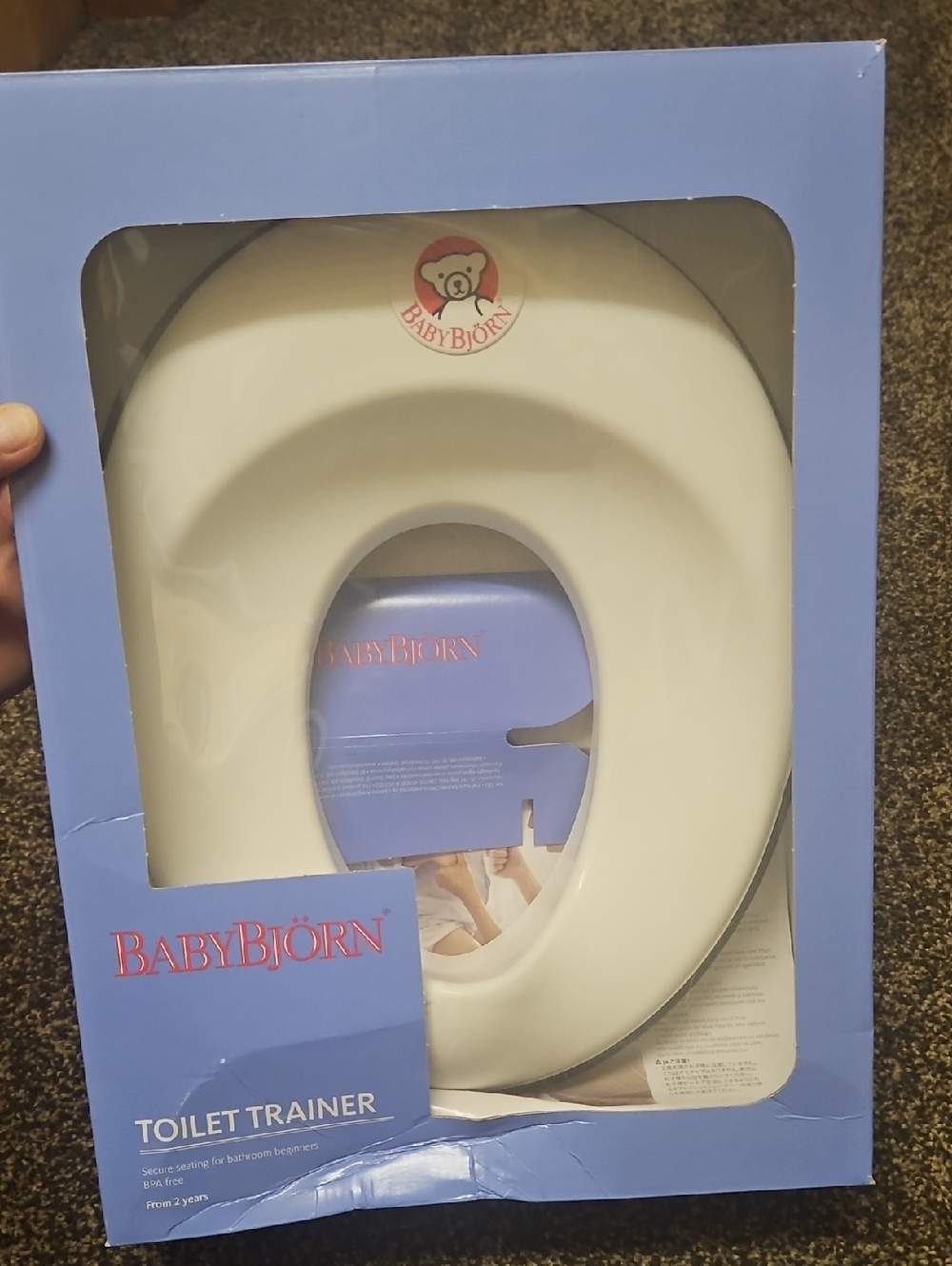 BabyBjörn White Toilet Trainer Seat